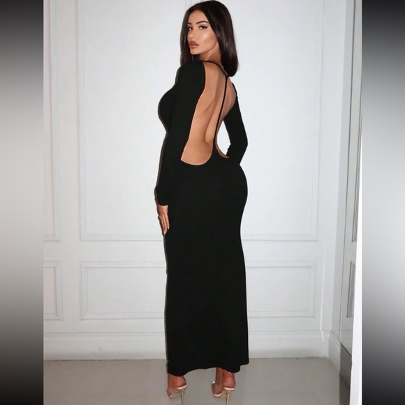 Sexy Backless Cocktail Party Dress - Picture 4 of 5